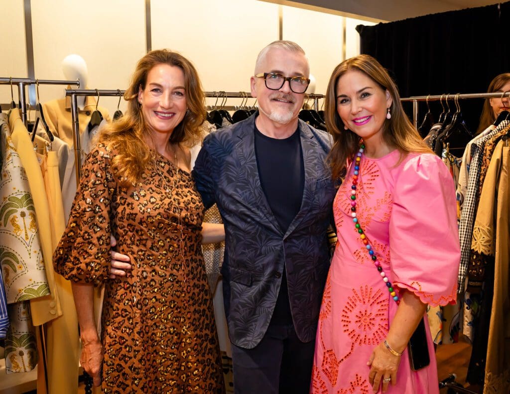 Monique Endrich, James Fletcher, Rieke Common at the Elizabeth Anthony 'Go Red for Women' fashion event (Photography by Christina Griffin, WDR Imagery)