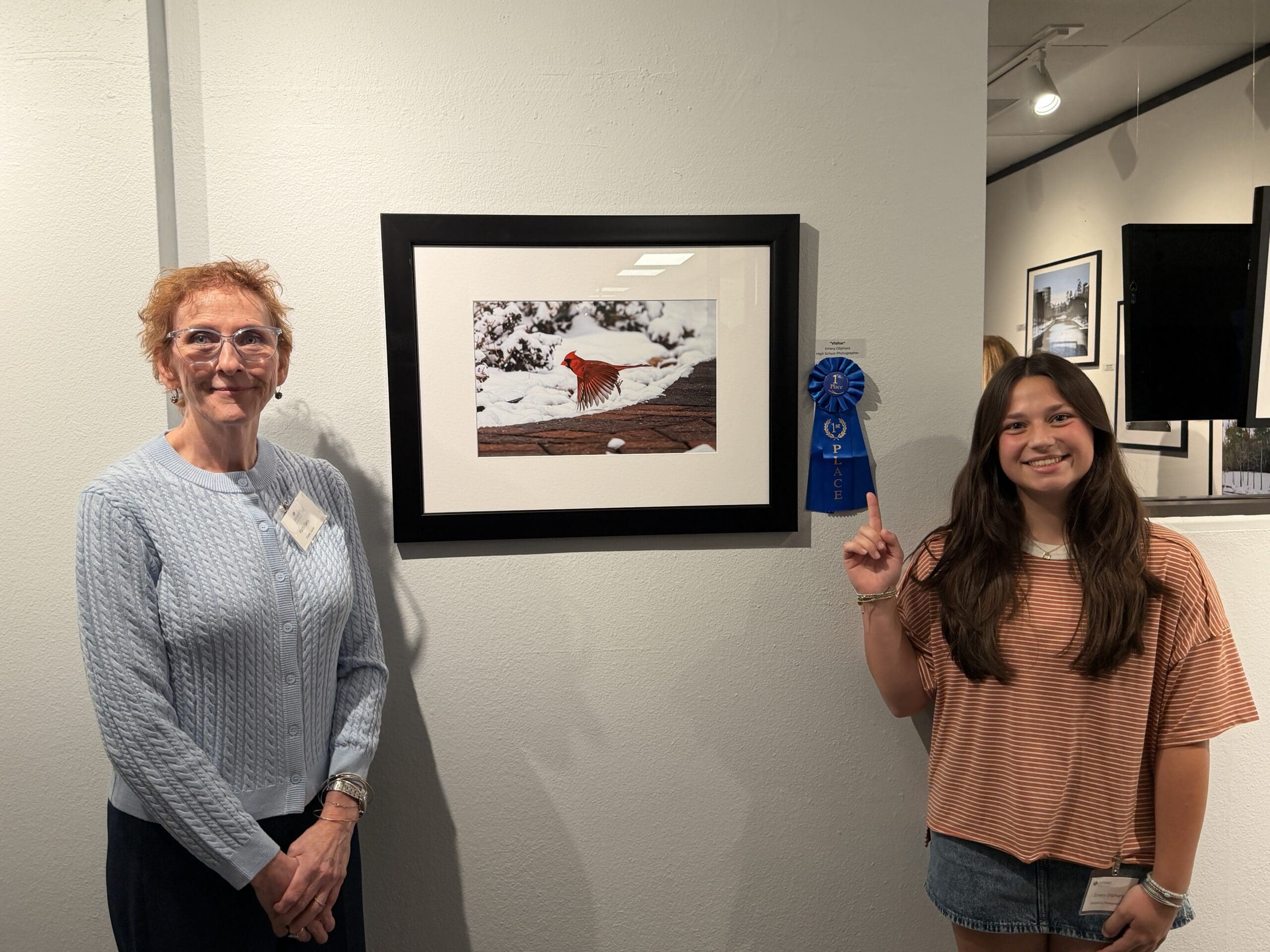 Emery Oliphant High School Winner with Judge Patti Gary