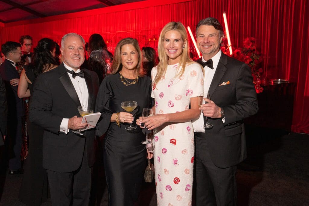 Eric and Amy Kraft, Ashley Rutledge, Greg Laird (Photo by George Fiala)