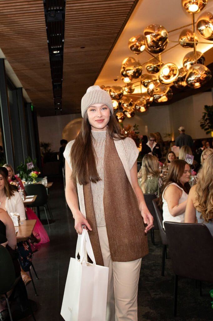 A fall fashion presentation hosted by NorthPark Center and Kimberly Schlegel Whitman featured looks from GANNI, Hill House, Scanlan Theodore, Wilson, and Varley.