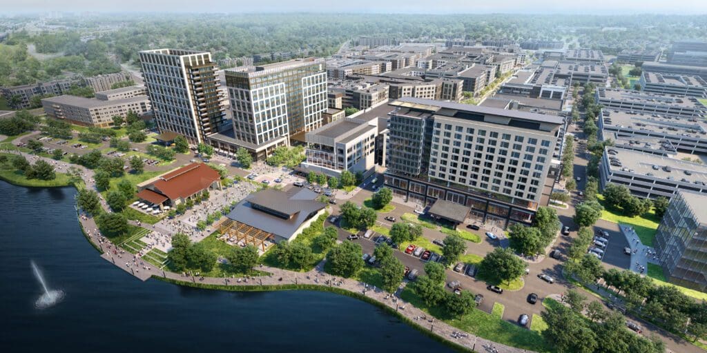 Earlier this year, a new 55-acre urban village in Frisco called Fields West closed on a $425 million construction loan and began construction in the northern part of the suburb. (Courtesy)