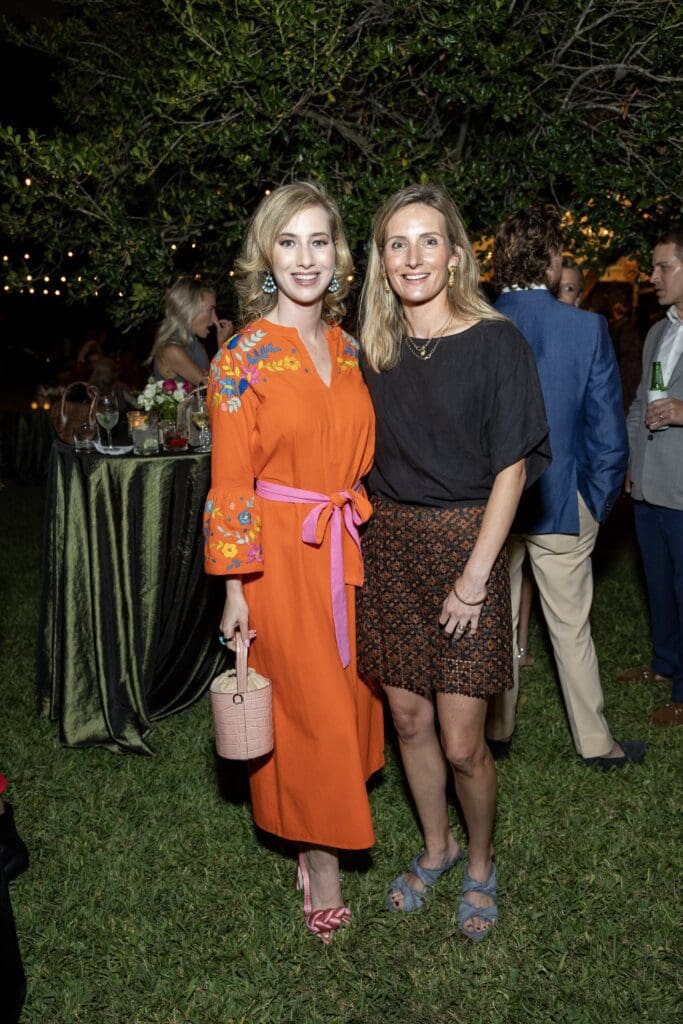 Kaleta Blaffer Johnson, Susie Bowen Tucker at the Menil Collection's Party in the Park (Photo by Jenny Antill Clifton)