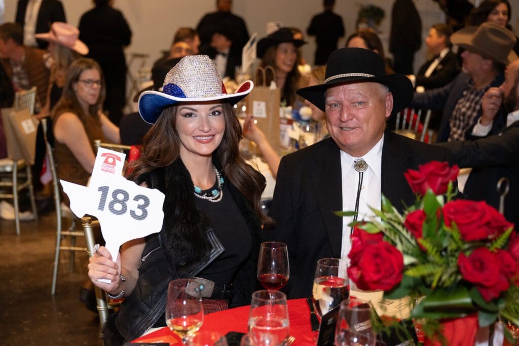 Kari Lynd, Kale Dreymala at Crime Stoppers of Houston (Photo by Wilson Parish)