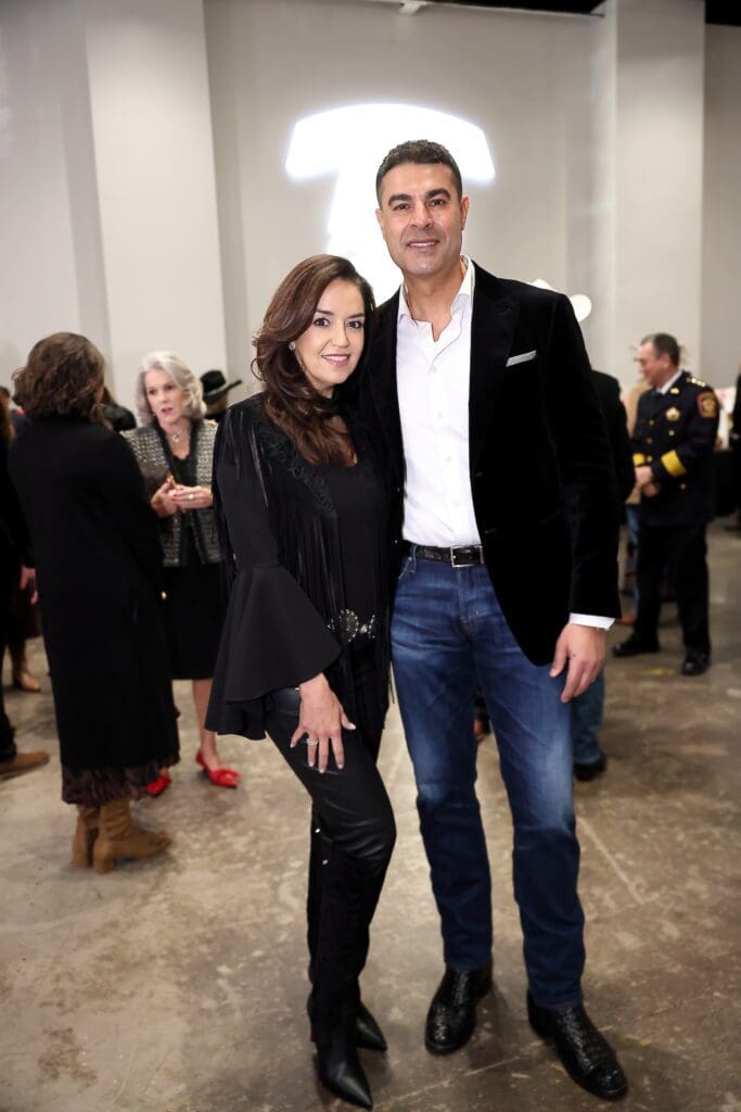 Maria Moncada Alaoui & Omar Alaoui at Crime Stoppers of Houston (Photo by Quy Tran)