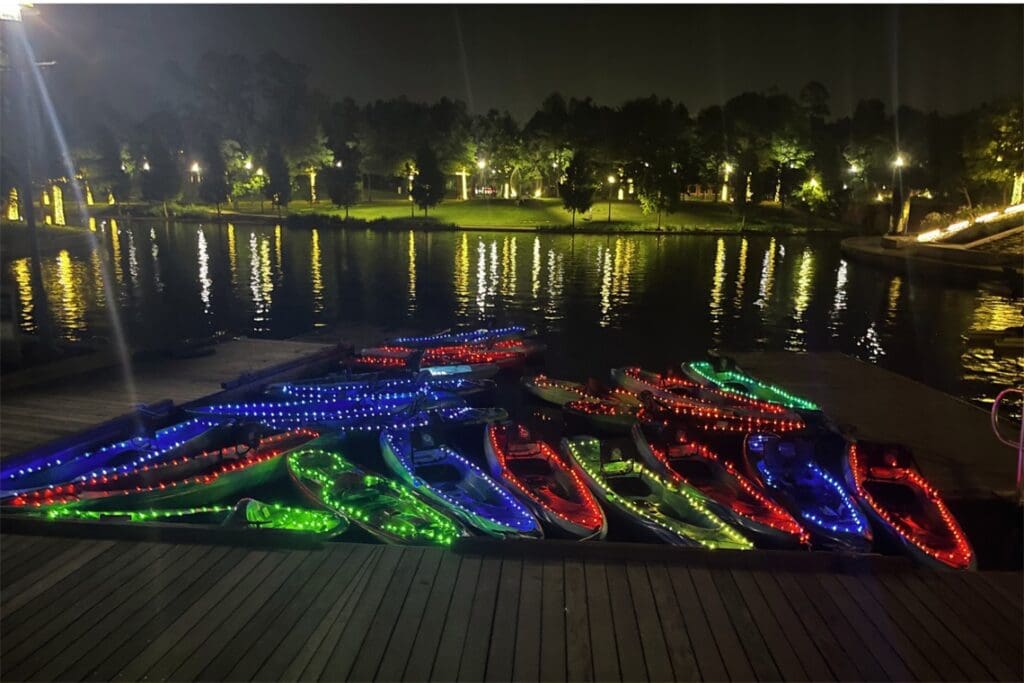 Moon light paddle boat lighted-kayaks