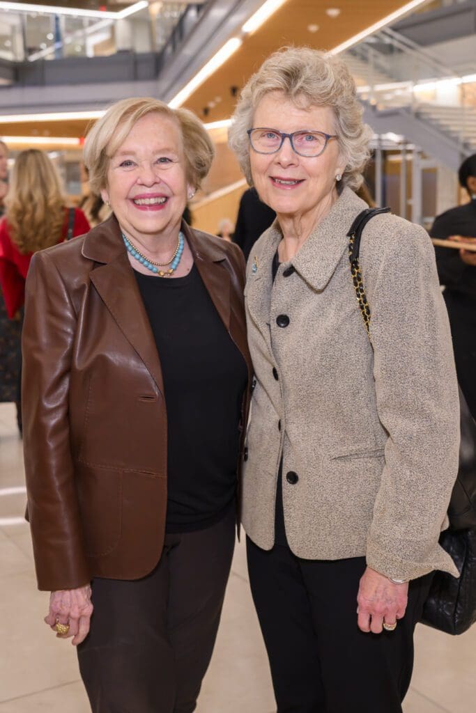 Nancy Loeffler, Marsha Shields at the public launch of the MD Anderson Cancer Center $2.5 billion capital campaign  (Photo by Michelle Watson, CatchlightGroup.com)
