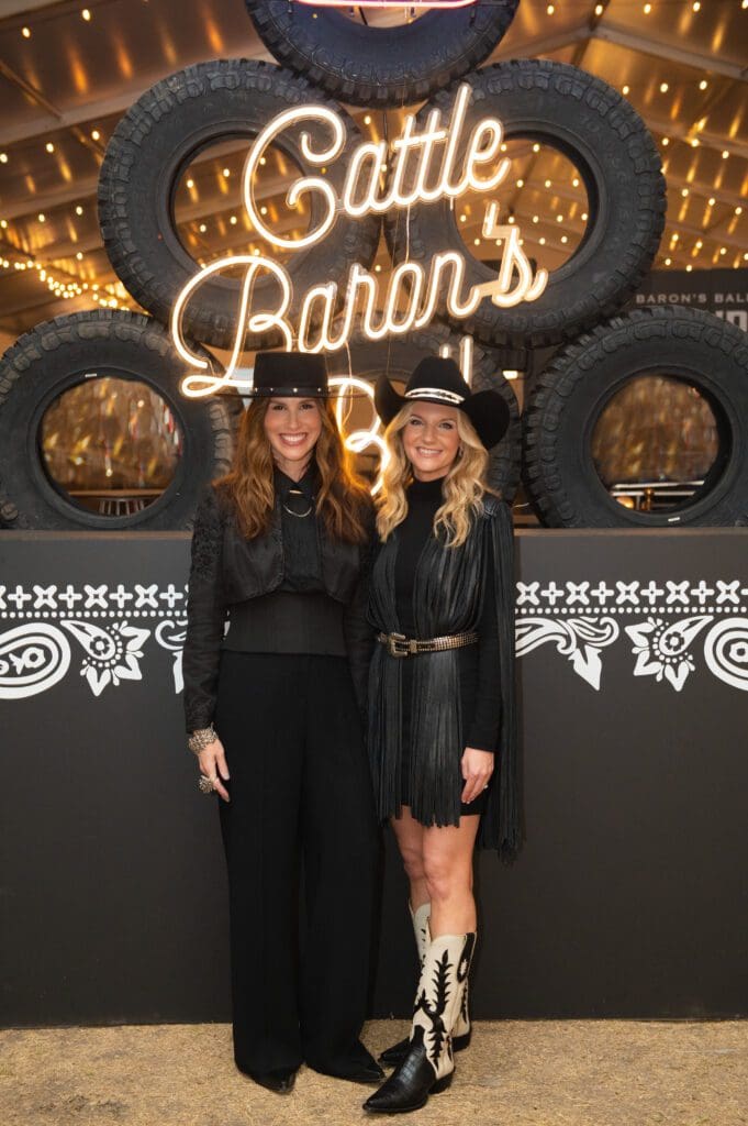 Cattle Baron's Ball Co-Chairs Nina Sachse and Courtney Derderian (Photo by Tamytha Cameron)