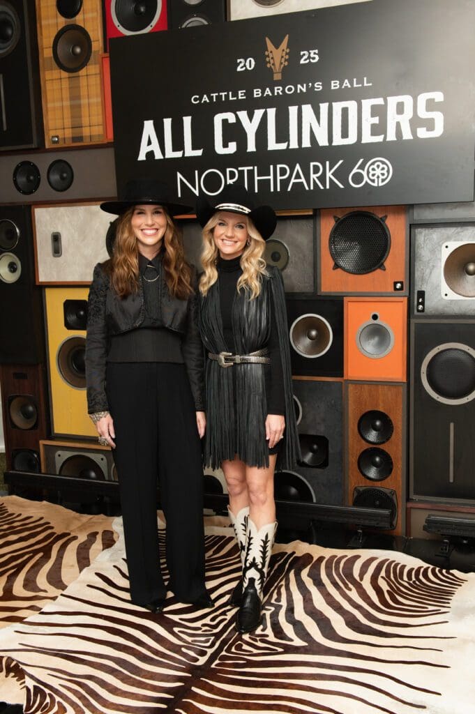 Cattle Baron's Ball Co-Chairs Nina Sachse and Courtney Derderian (Photo by Tamytha Cameron)