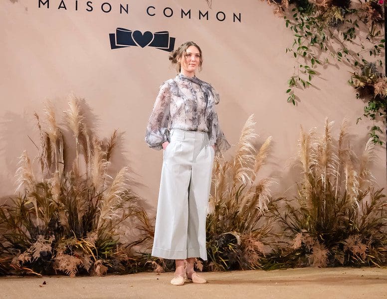 A professional model in Maison Common at the Elizabeth Anthony 'Go Red for Women' fashion event (Photography by Christina Griffin, WDR Imagery)
