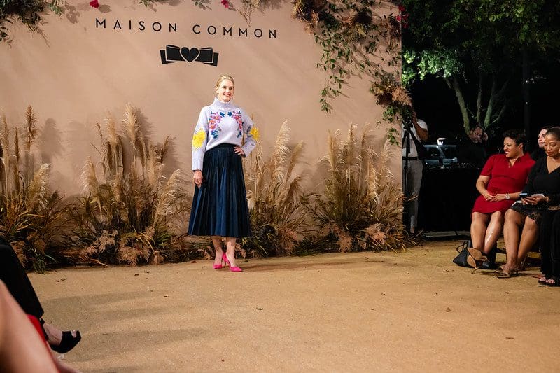Stephanie Tsuru models Maison Common at the Elizabeth Anthony 'Go Red for Women' fashion event (Photography by Christina Griffin, WDR Imagery)