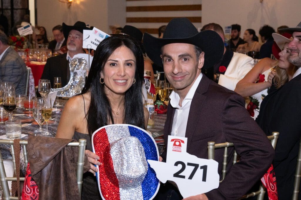 Tammy & Alex Janos at Crime Stoppers of Houston (Photo by Wilson Parish)