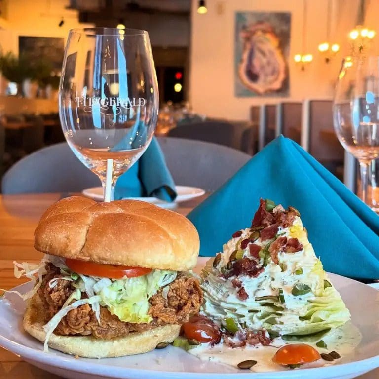 Fitzgerald on Camp Bowie blended steakhouse classics with Gulf Coast flavors, earning praise for dishes like Gulf crab cakes and pan-seared seabass before closing in 2025. (Courtesy)