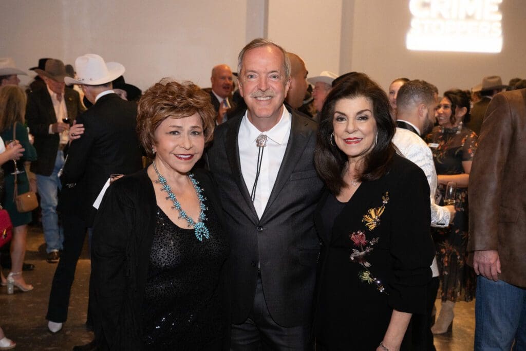 Trini Mendenhall & Philip Royalty, Laura Ward at Crime Stoppers of Houston (Photo by Wilson Parish)