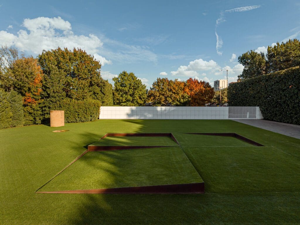 The house sits on a 3.2 acre lot. (Photo by JA2 / Compass)