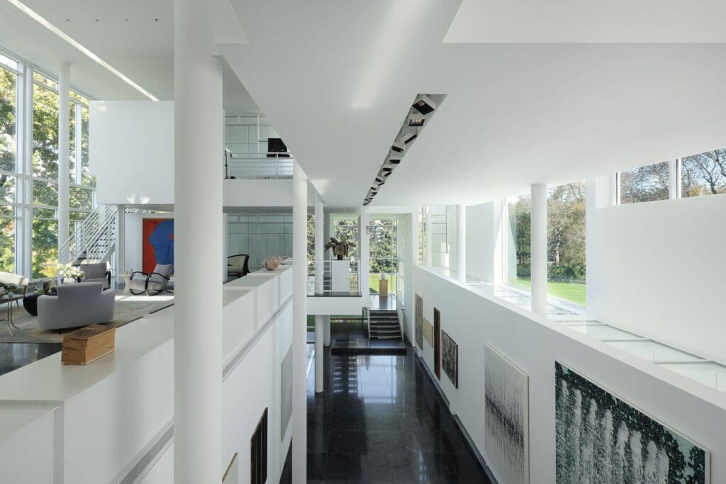 "When art is so often meant to be admired from a distance, the Rachofsky House invites you into the frame — tempering the boundary between observer and masterpiece." (Photo by JA2 / Compass)