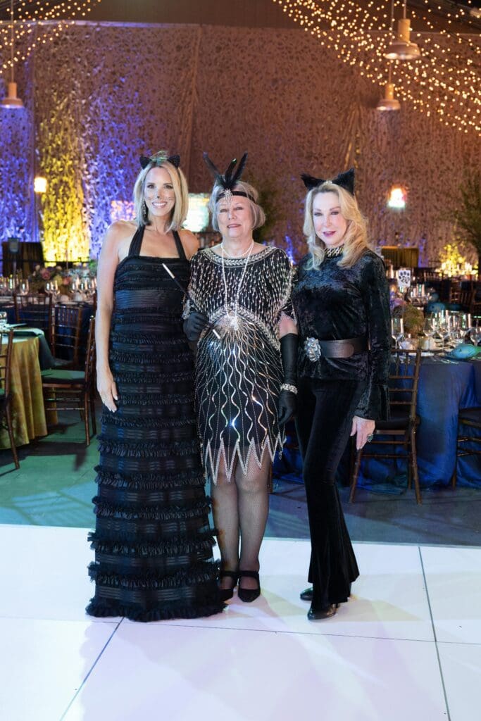 llona Carlson, Kandace Longoria, honoree Hershey Grace at Houston SPCA's 5th Annual Howl-O-Ween Ball  (Photo by Wilson Parrish)