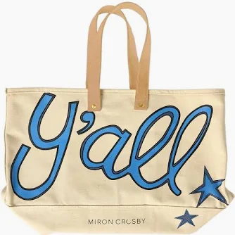 A generous sized tote from Miron Crosby.