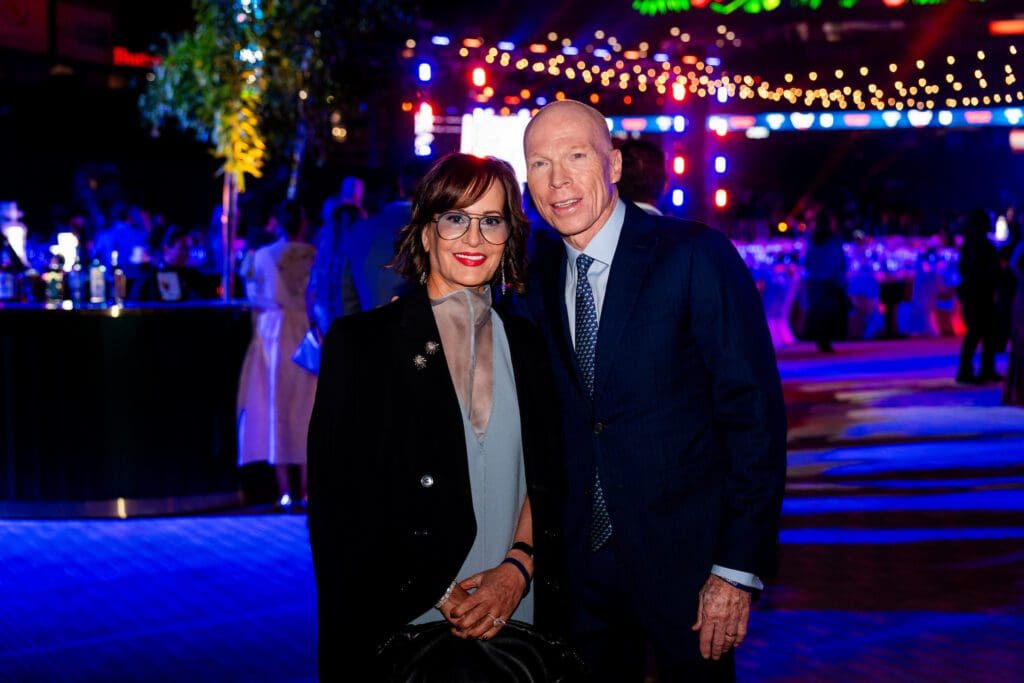 Clare Casademont & Mike Metz at the 'Diamond Dreams' gala (Photo courtesy of Houston Astros)