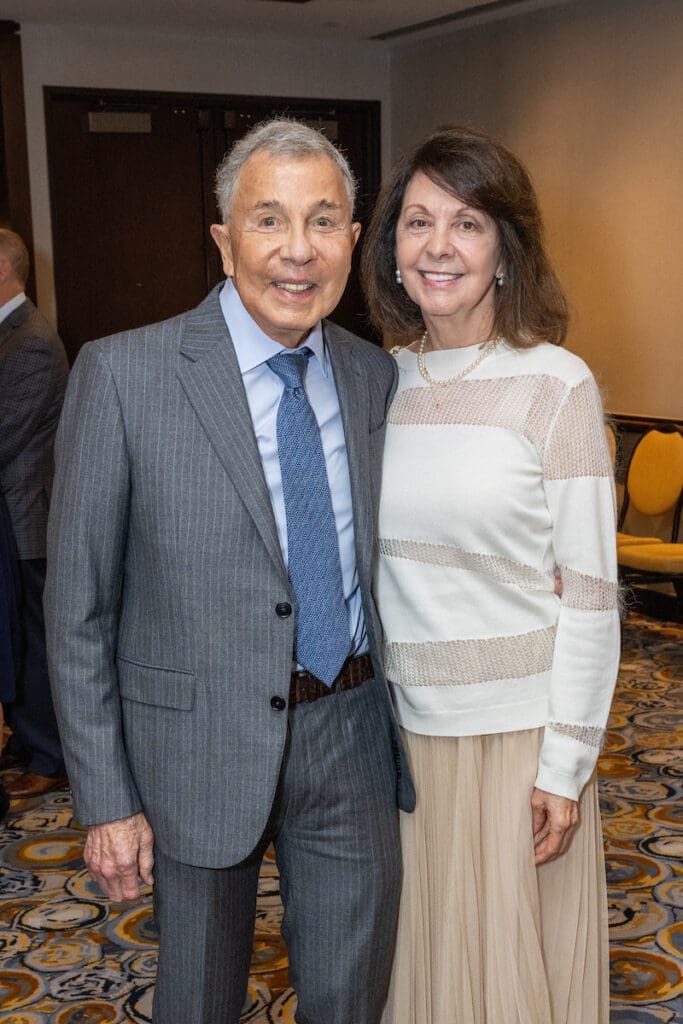 Richard Leibman & Valerie Baron at Holocaust Museum Houston 'Guardian of the Human Spirit Luncheon' (Photo by Jacob Power)