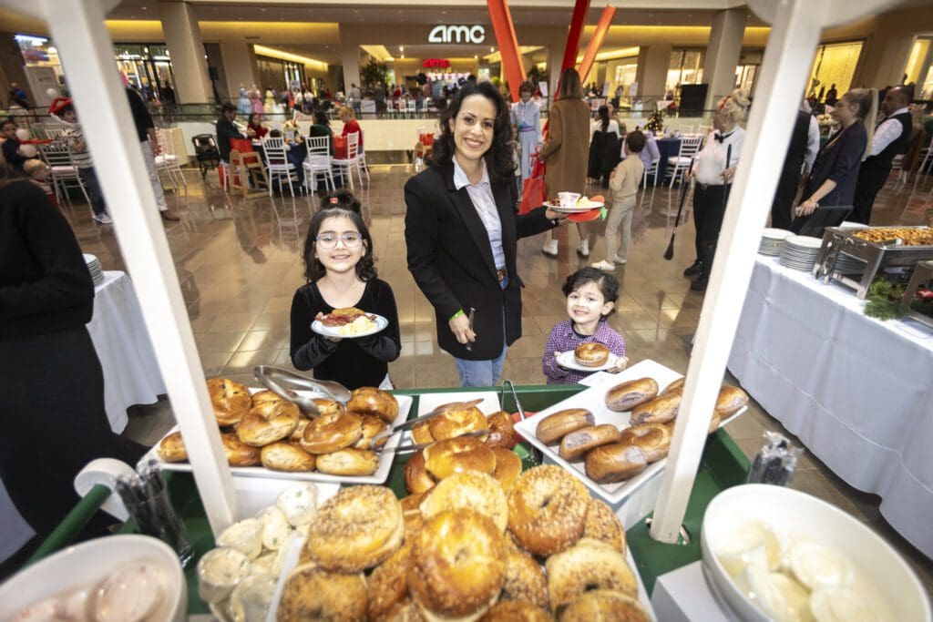 The lavish breakfast spread at NorthPark Center (Photo by Kim Gleason)
