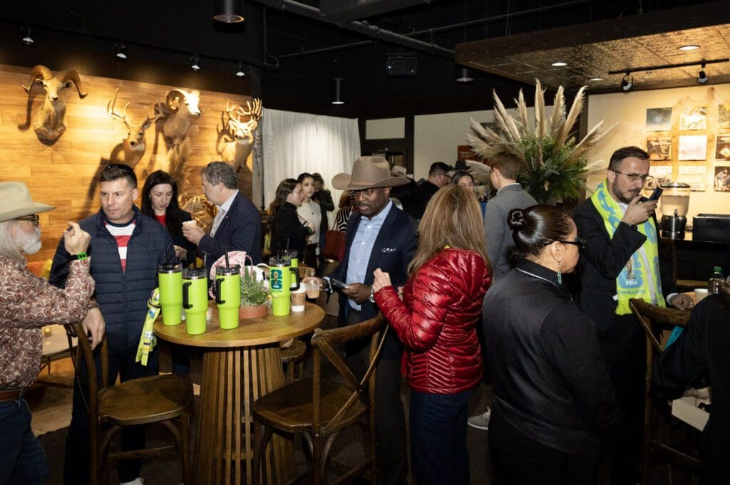 The draw party featured VIP rooms.  (Photo by Brooks Burris/Visit Fort Worth)