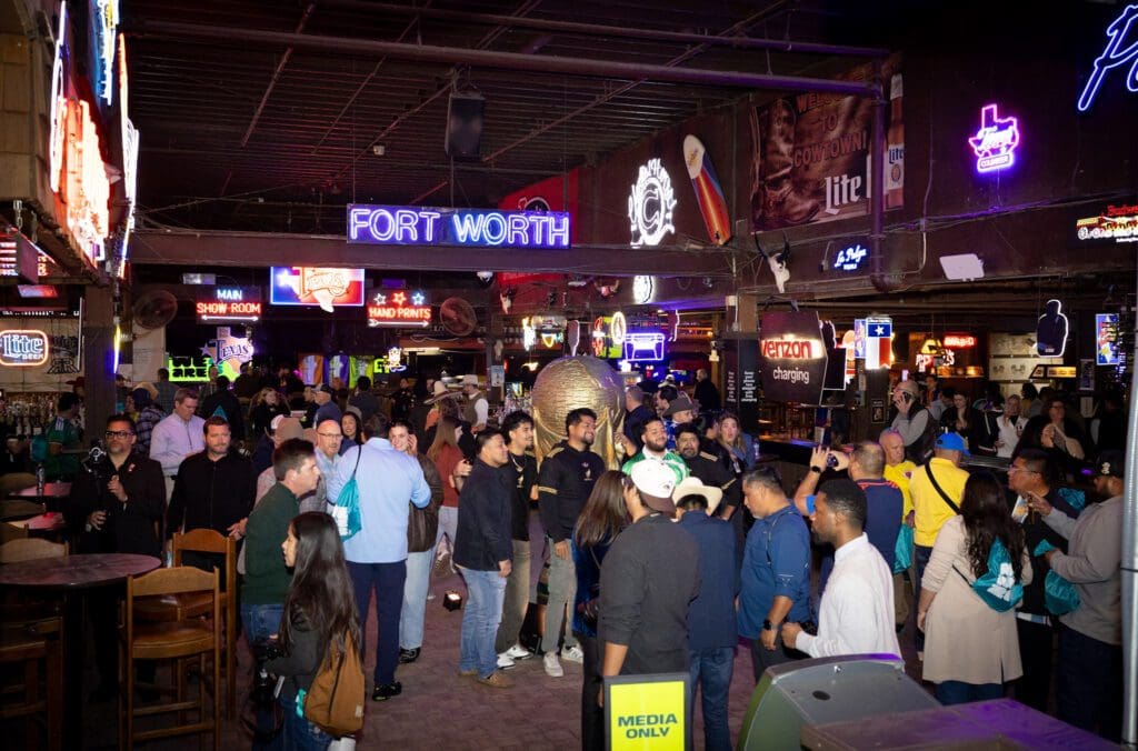 Teams were assigned to one of 12 groups. (Photo by Brooks Burris/Visit Fort Worth)