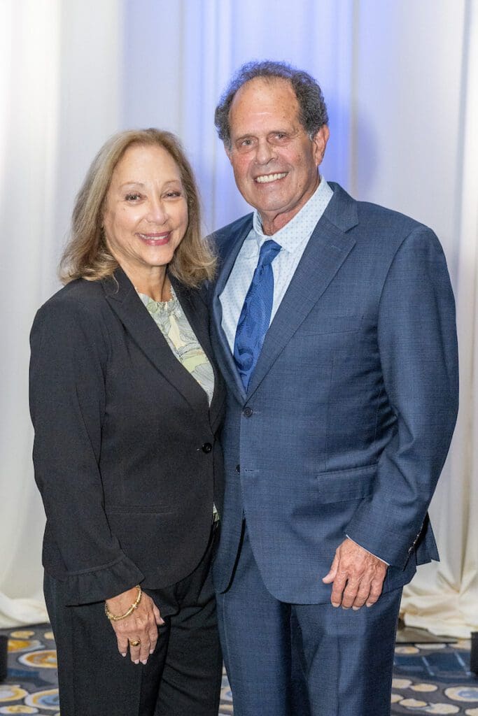 Luncheon chairs Vikki & Richard Evans at Holocaust Museum Houston 'Guardian of the Human Spirit Luncheon' (Photo by Jacob Power)