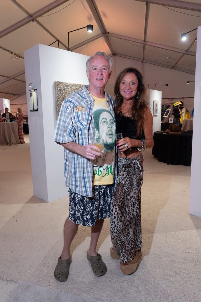 John & Kim Bonner at Orange Show Barefoot Beach Ball (Photo by Daniel Ortiz)