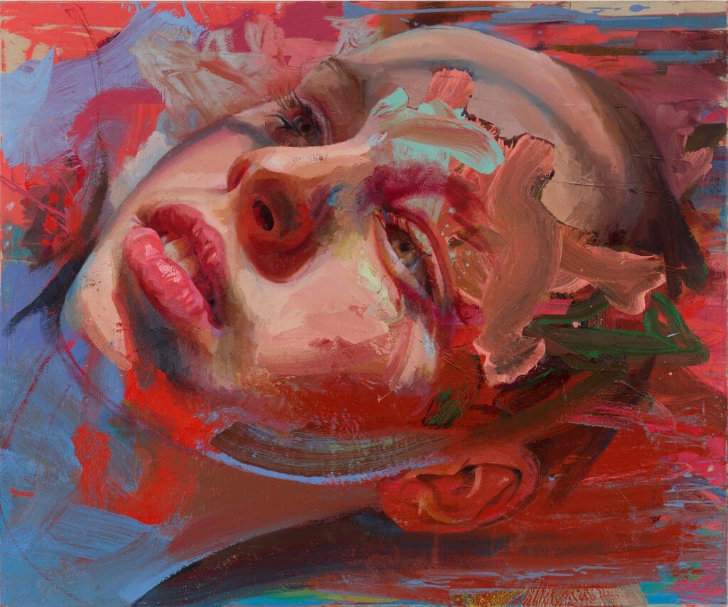 Jenny Saville's "Drift," 2020-2022, at Modern Art Museum of Fort Worth. (Private collection. © Jenny Saville. Courtesy Gagosian.)