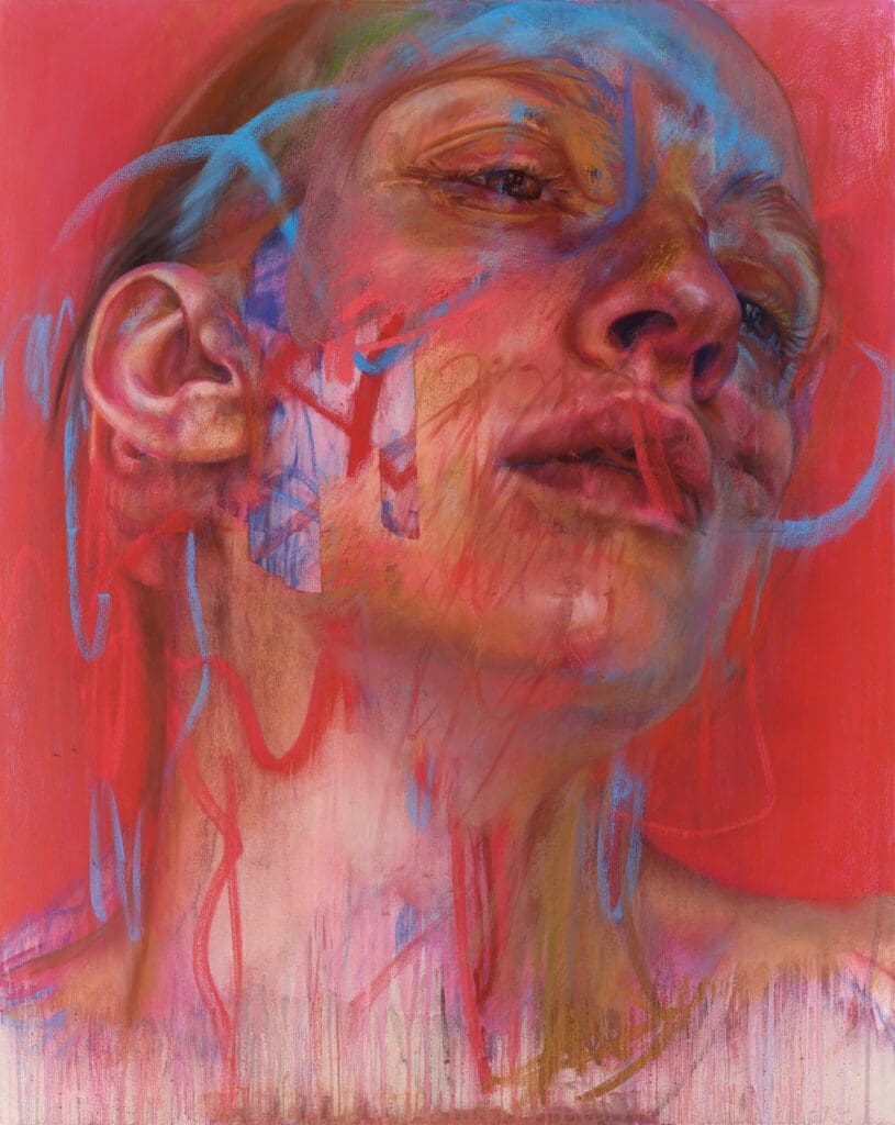 Jenny Saville's "Latent," 2020-2022, at Modern Art Museum of Fort Worth.  (© Jenny Saville. Courtesy The George Economou Collection.)