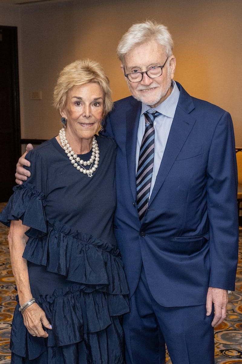 Host committee chairs Ellen & Dan Trachtenberg at Holocaust Museum Houston 'Guardian of the Human Spirit Luncheon' (Photo by Jacob Power)