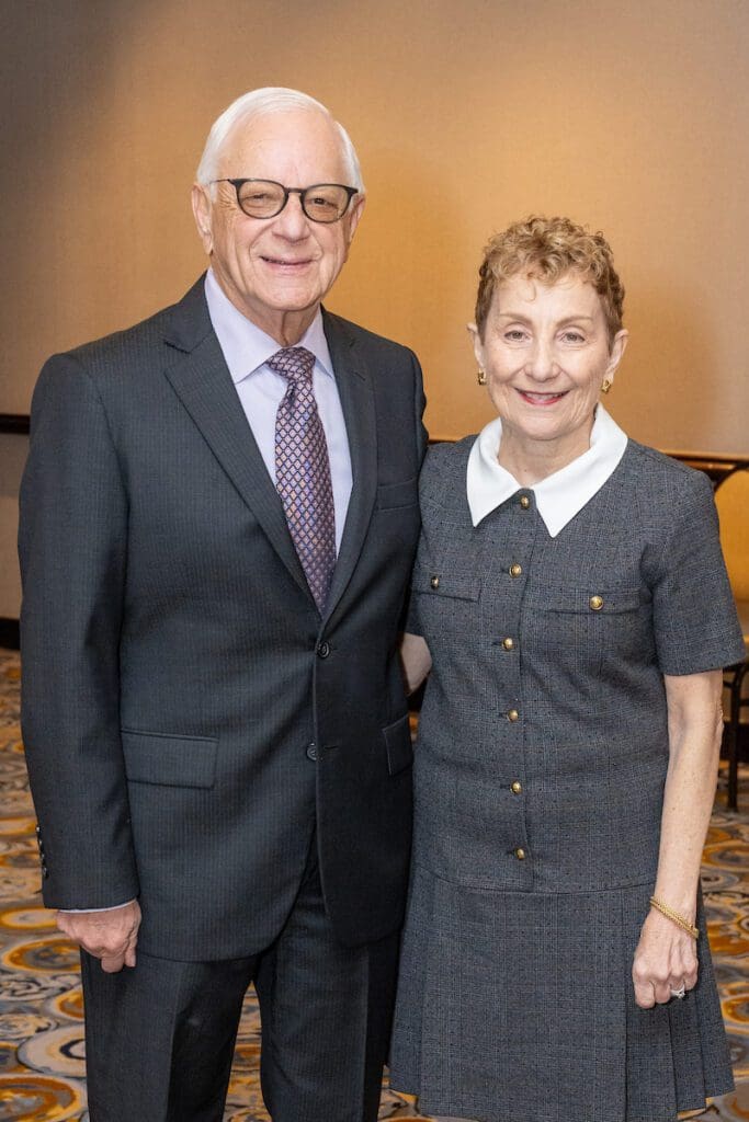 Host committee chairs Jerry Wische, Mitzi Shure at Holocaust Museum Houston 'Guardian of the Human Spirit Luncheon' (Photo by Jacob Power)