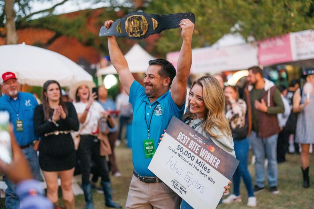 Best Bite Winner for Sunday - Adios Fajitas - Nick Gambill and Adios Fajitas Team (Photo by Chase Hall)