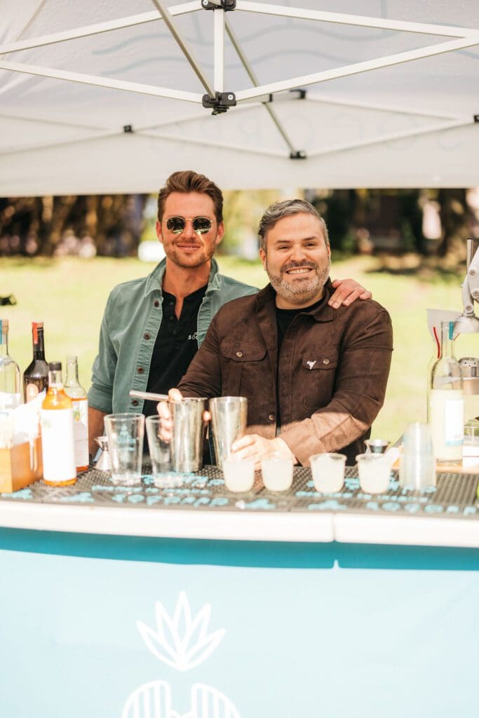 Socorro Tequila's Josh Irving and Pablo Antinor (Photo by Chase Hall)