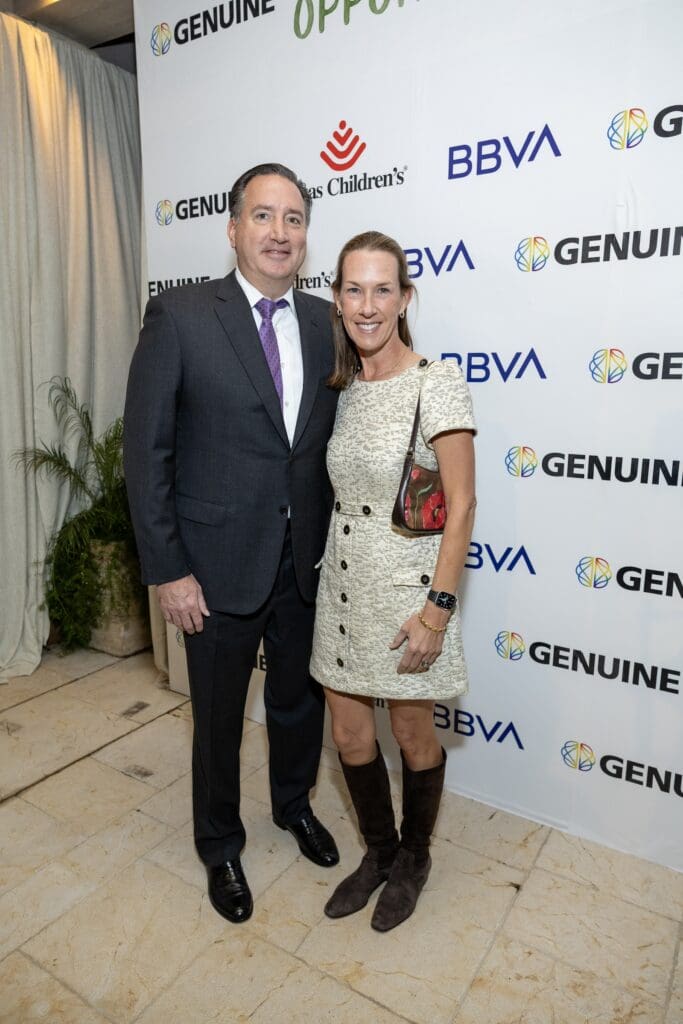 Adam & Waverly Peaks at the Hope & Opportunity dinner in support of the neurodiverse community. (Photo by Texas Children's Hospital)