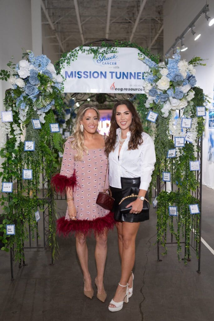 Chairs Whitney Lawson & Disney Harris  at the American Cancer Society 'Shuck Cancer Houston' fundraiser (Photo by Daniel Ortiz)