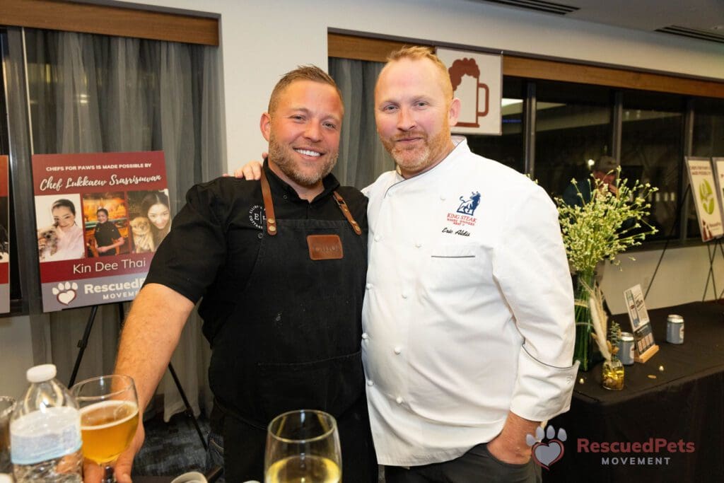 Chefs Elliot Roddy of Elliot's Table and Eric Aldis. (Photo by Pam Ashley Photography)