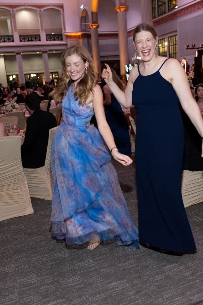 Christine Micheletti, Trish DeScioli  at the Barbara Bush Houston Literacy Foundation’s Young Professionals gala (Photo by Daniel Ortiz)
