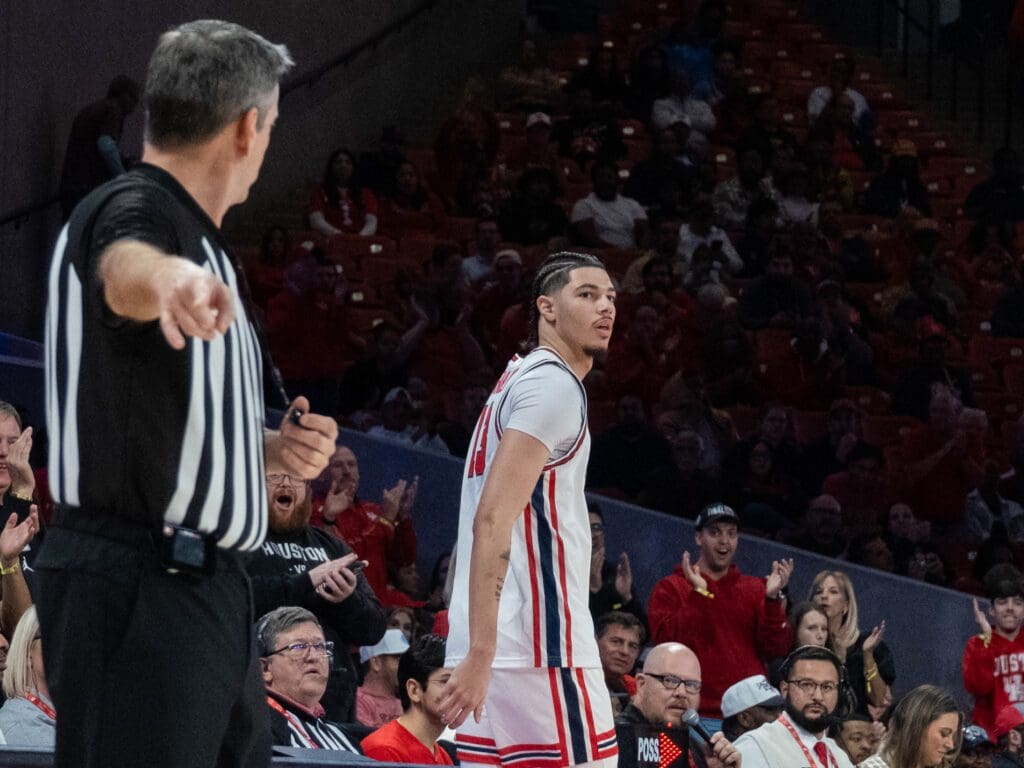 University of Houston center Jacob McFarland's comeback is one of college basketball's best stories. (Photo by F. Carter Smith)