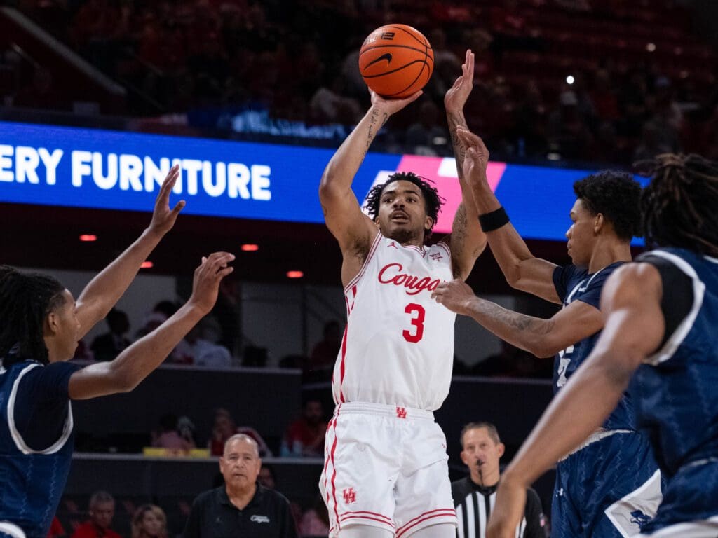 University of Houston guard Ramon Walker Jr. has improved his 3-point shot. (Photo by F. Carter Smith)