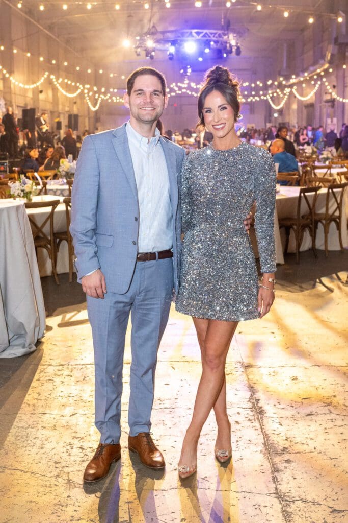 Danielo Davis, Jordyn Groover at the American Cancer Society 'Shuck Cancer Houston' fundraiser (Photo by Jacob Power)