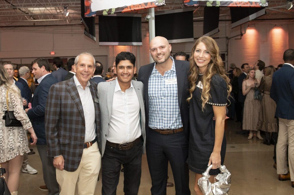 Eliot Raffkind, Michael Raffkind, Dustin Littrell, Brittany Littrell (Photo by Tamytha Cameron)