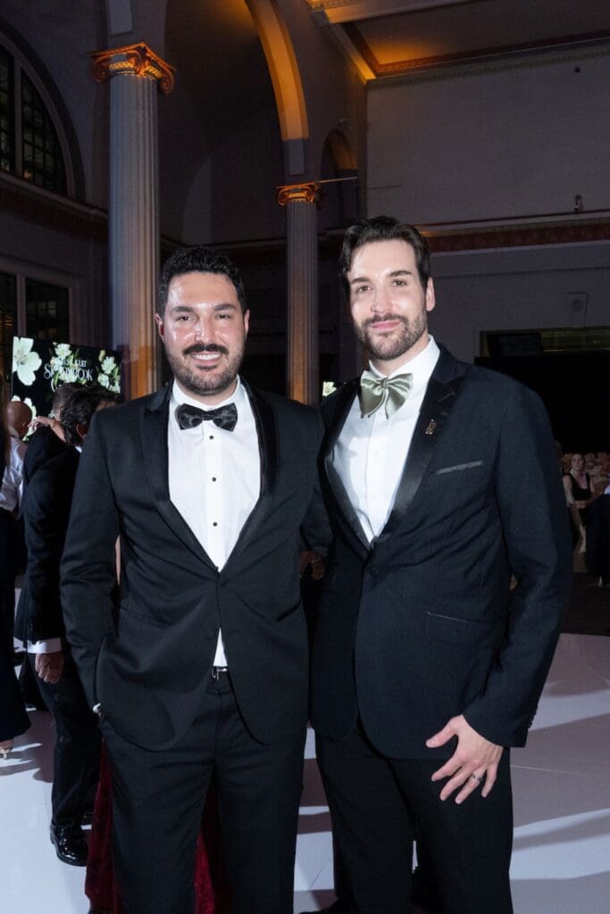 Emre Ozsut, Jordan Khalil at the Barbara Bush Houston Literacy Foundation’s Young Professionals 'Storybook Gala'  (Photo by Daniel Ortiz)