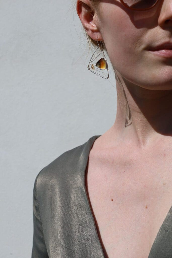 The Flutter Wings are one of many hand-made pieces offered by LNULA. (Courtesy)