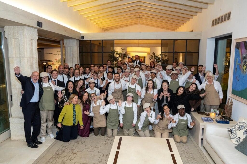 Servers  at the Hope & Opportunity dinner in support of the neurodiverse community. (Photo by Texas Children's Hospital)