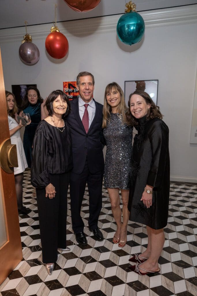 Len Slusser, Chris Ochs, Joanna Hughes, Rachel Kronenberger at the Ambassadors for Texas Children’s Hospital Houston Holiday Party   (Photo by Jenny Antill/Texas Children's Hospital)