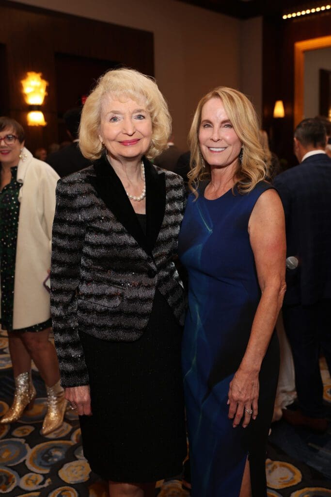 Mary Sage, Susan Binney at the Salvation Army Gala (Photo by Priscilla Dickson)
