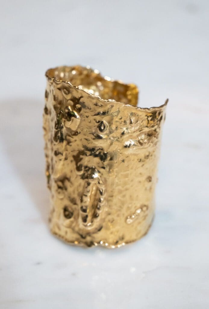Van Cleef & Arpels Gold Cuff Bracelet (Photo by George Fiala)