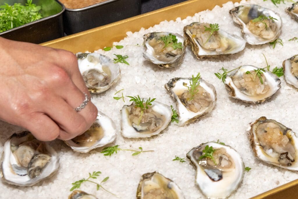 Unlimited oysters at the American Cancer Society 'Shuck Cancer Houston' fundraiser (Photo by Jacob Power)