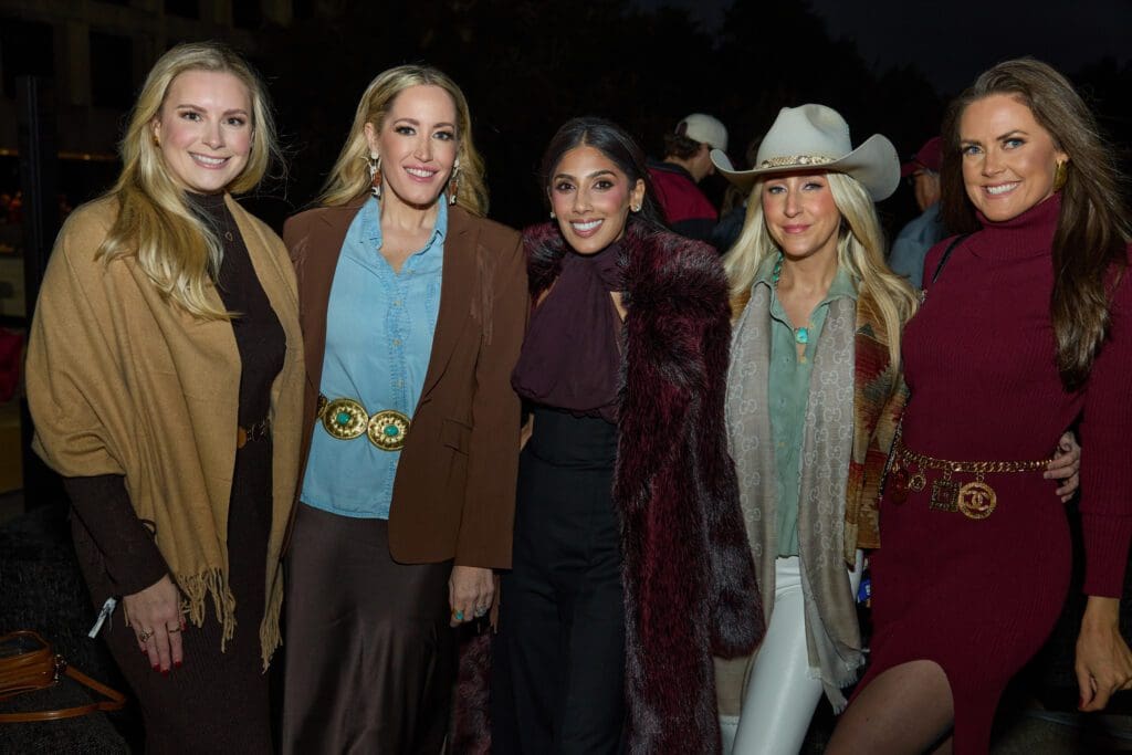 Shannon Patak, Whitney Lawson, Zinat Ahmed, Andrea Simmons, Lauren Paine at the Cotton Holdings Lone Star Showdown Tailgate (Photo by Photos Courtesy of Cotton Holdings)